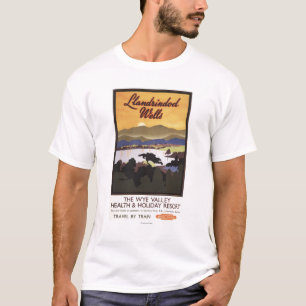 T-shirts Poster de British Rail do recurso do vale do Wye