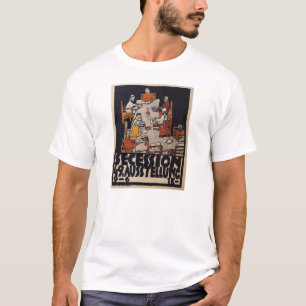 T-shirts Poster de Egon Schiele- para a separação de Vien