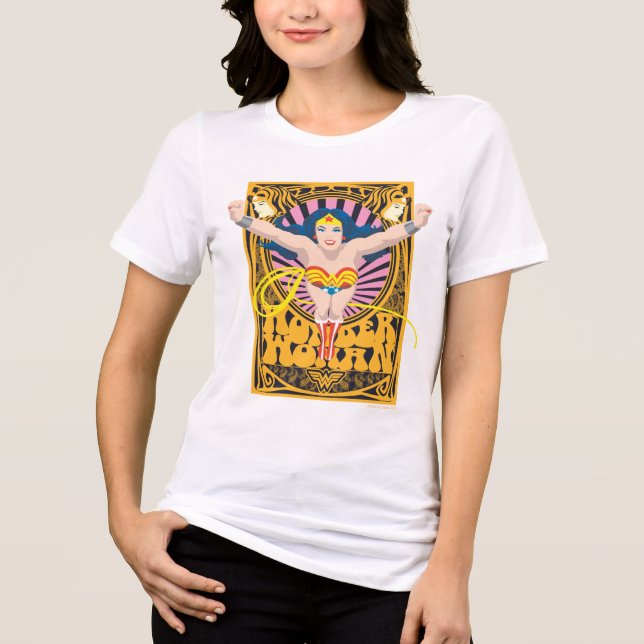 T-shirts Poster de Mulher Maravilha (Frente)