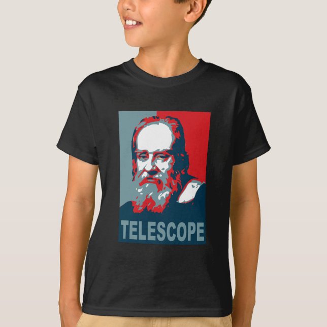 T-shirts Poster de Obama - telescópio de Galileo (Frente)