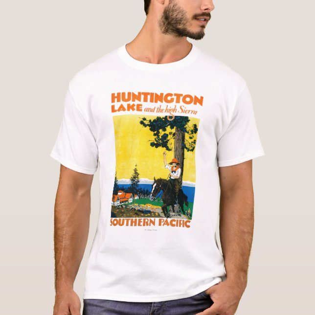 T-shirts Poster de Promotinal do lago Huntington (Frente)