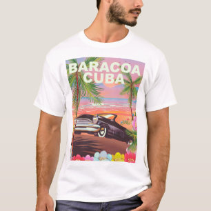 T-shirts Poster de viagens automático de Baracoa Cuba