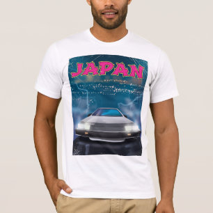T-shirts Poster de viagens de carro do Japão