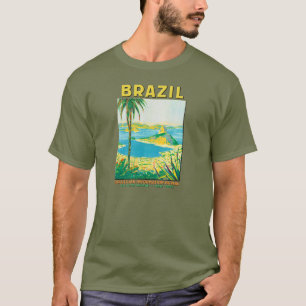 T-shirts Poster de viagens de Rio Brasil do vintage