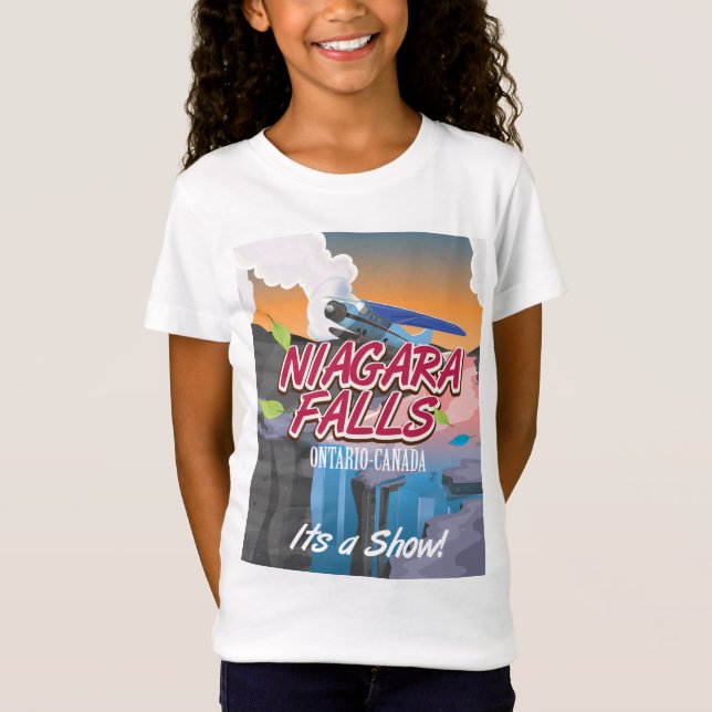 T-shirts Poster de viagens Niagara Falls Ontario Canadá (Frente)