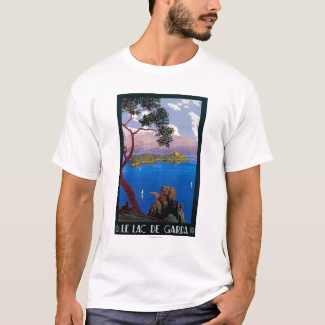 T-shirts Poster do promocional do viagem de Garda do lago (Frente)
