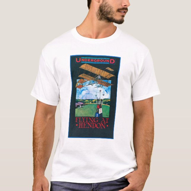 T-shirts Poster excedente Grahame-Branco e plano do (Frente)