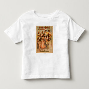 T-shirts Poster Hurly-Bem-constituído do teatro da