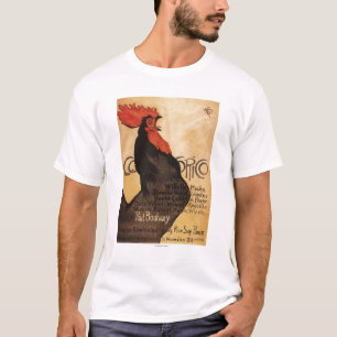 T-shirts Poster periódico do promocional do galo de