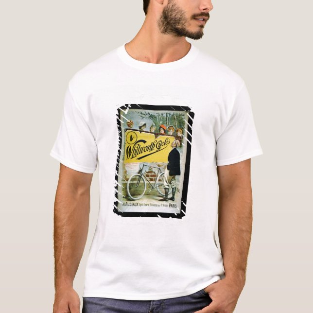T-shirts Poster publicando ‘Whitworth Cycle’, Paris (colo) (Frente)