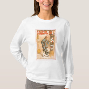 T-shirts "Poster teatral do jogo de uma lua de mel chinesa"