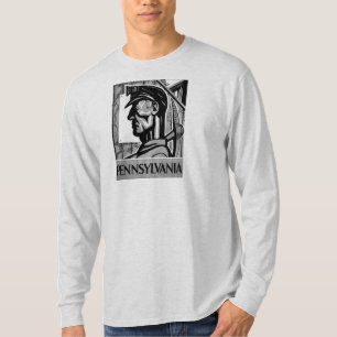 T-shirts Poster WPA 1938 de carvão de Pensilvânia