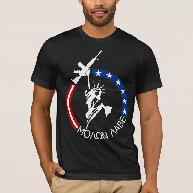 T-shirts Potro M4A2 - MOLON LABE (Frente)