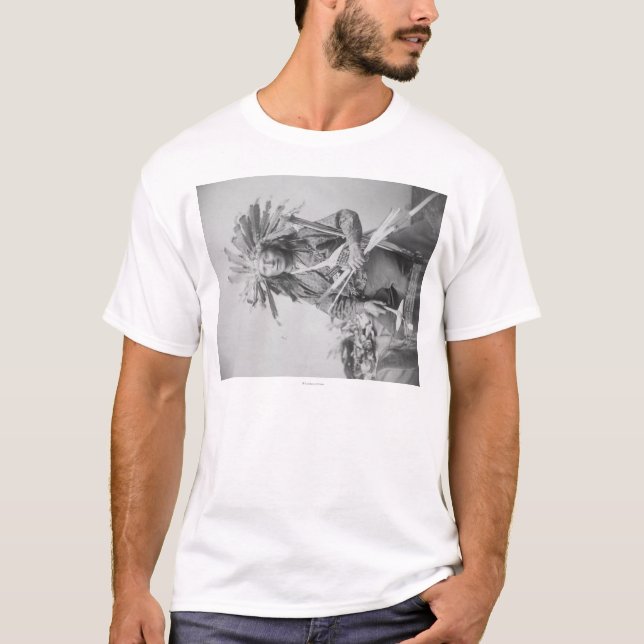 T-shirts "Pouco" - instigador da revolta indiana em (Frente)