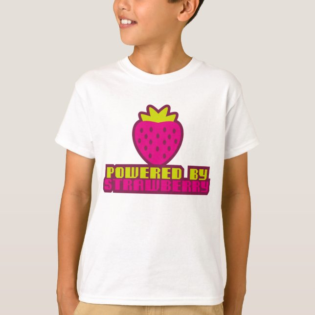 T-SHIRTS POWERED_BY_STRAWBERRY (Frente)