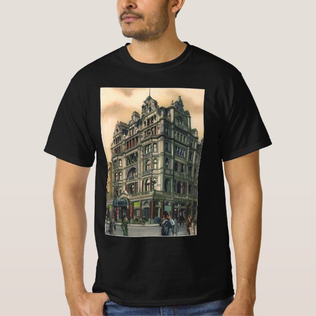 T-shirts Praça Leicester Hotel Queens Queens da Arquitetura (Frente)