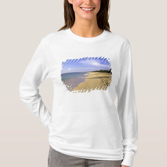T-shirts praia Baie Longue Long Bay, St. Martin, (Frente)