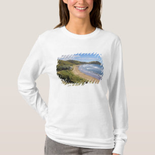 T-shirts Praia de Makorori perto de Gisborne, Eastland, Nov