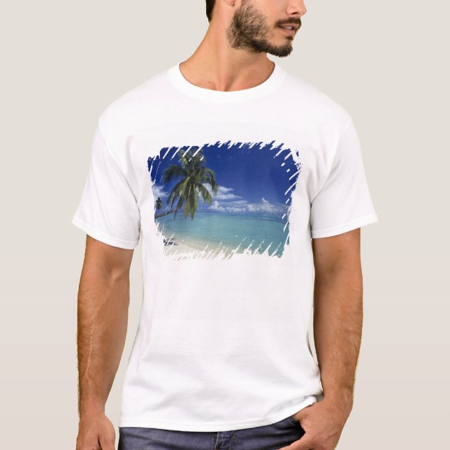 T-shirts Praia de Matira na ilha de Bora Bora, (Frente)