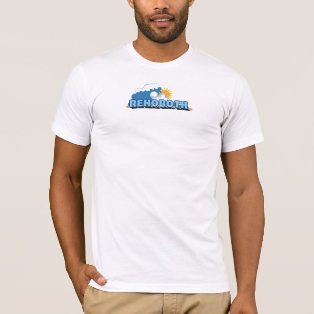 T-shirts Praia de Rehoboth (Frente)