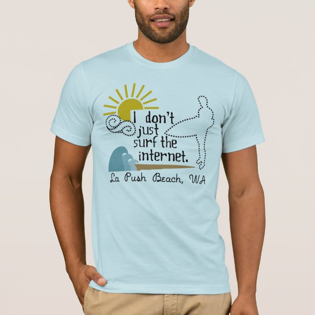 T-shirts Praia do impulso do La (Frente)