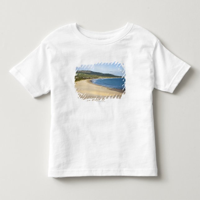 T-shirts Praia do litoral ao longo da costa Tarifa próximo (Frente)