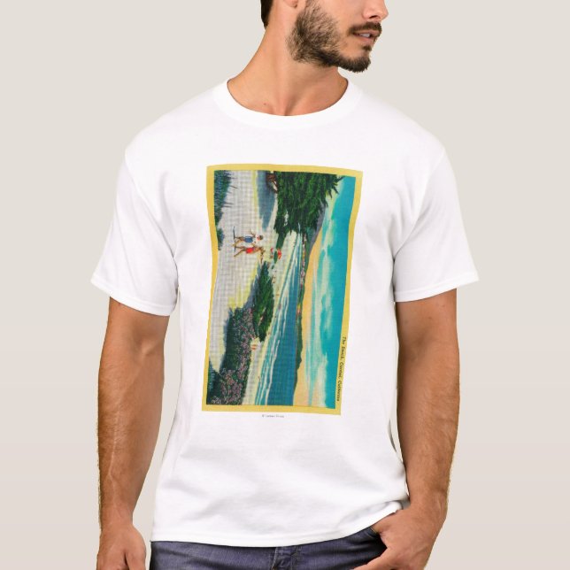T-shirts Praia do oceano em Carmel, CACarmel, CA (Frente)
