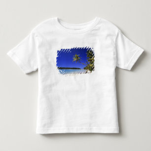 T-shirts Praia ladeada por palmeiras Ilhas Cook 5