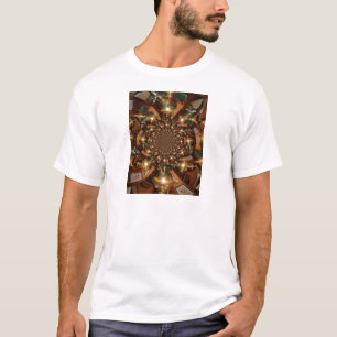 T-shirts Prata e Dourado