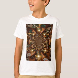 T-shirts Prata e Dourado