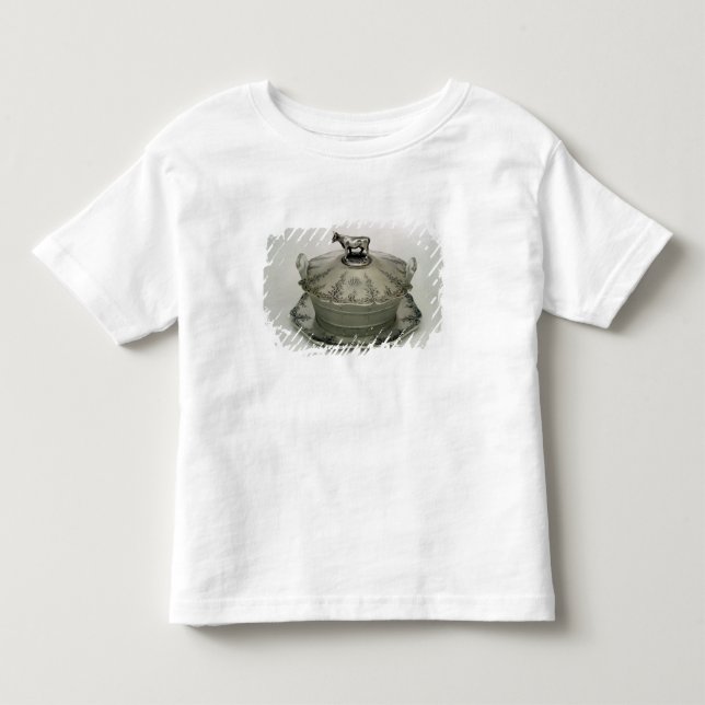 T-shirts Prato de manteiga com uma base do vidro de fosco (Frente)