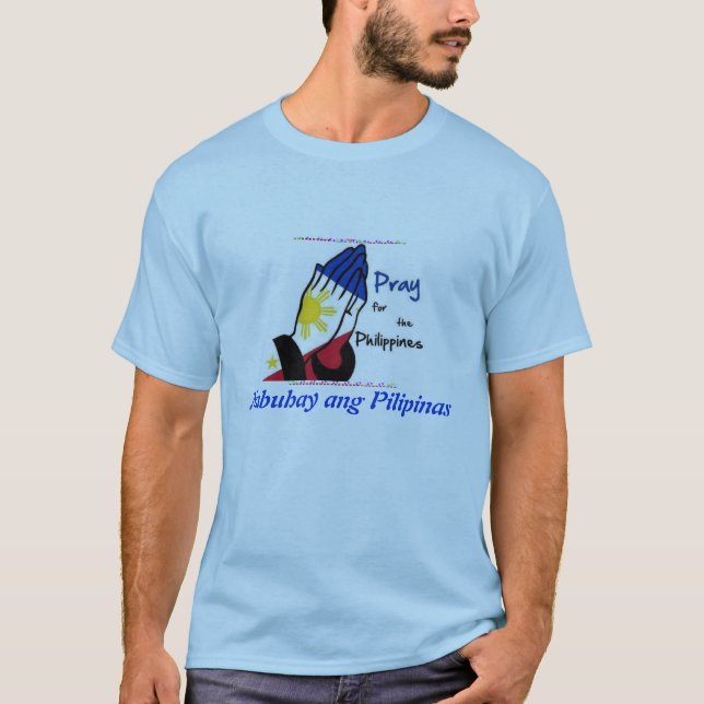 T-shirts Pray para as Filipinas (Frente)