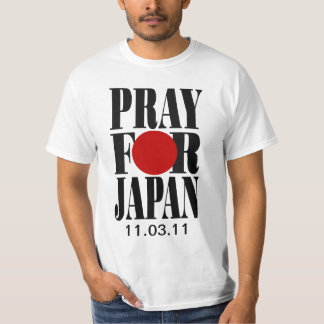 T-shirts Pray para Japão