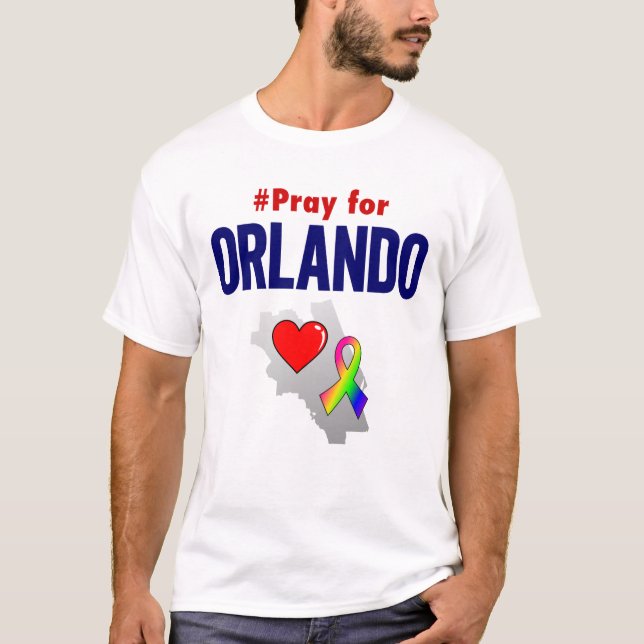 T-shirts Pray para o T de Orlando (Frente)