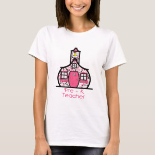 T-shirts Pre escola do Splatter da pintura do professor de