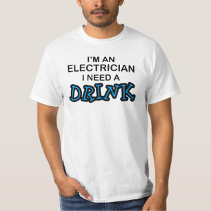 T-shirts Precise uma bebida - eletricista