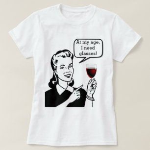 T-shirts Preciso de óculos