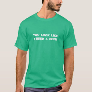 T-shirts Preciso De Um Dia de São Patrício Humor Engraçado 