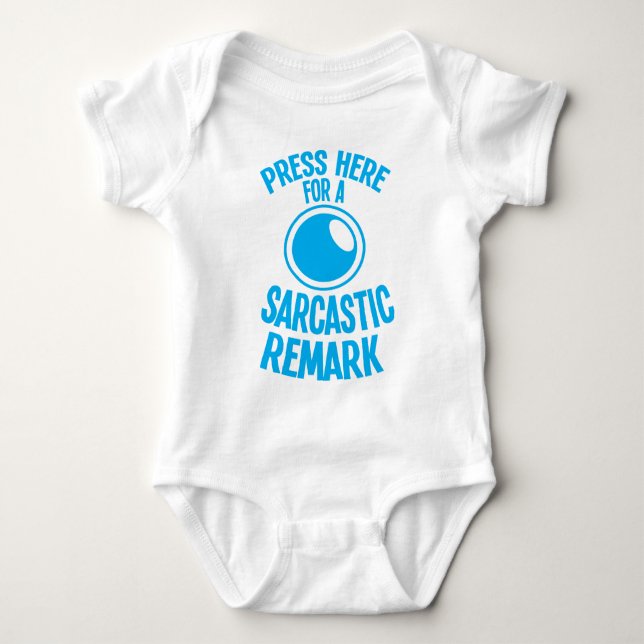 T-shirts preconize aqui um sarcasmo engraçado da observação (Frente)
