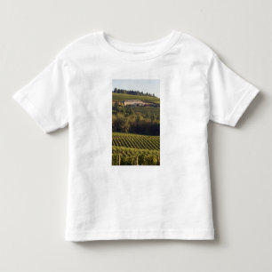 T-shirts Prédio bege do Archery Summit fica no topo da coli