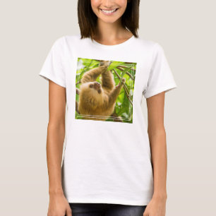T-shirts Preguiça de cabeça para baixo das imagens de