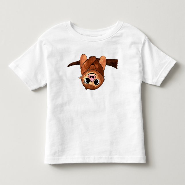 T-shirts Preguiça de suspensão (Frente)