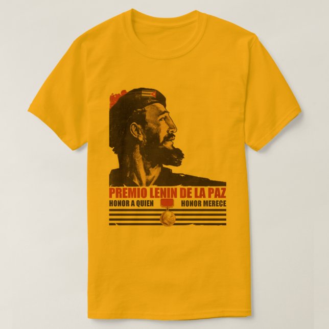 T-SHIRTS PREMIO LENIN DE LA PAZ (Frente do Design)