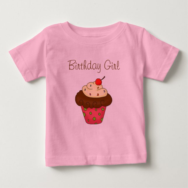 T-shirts "Prêmio Zazzle" cupcake de aniversário (Frente)