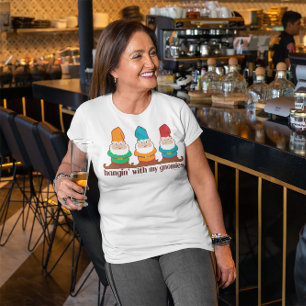 T-shirts Prendendo Com Meus Gnomos