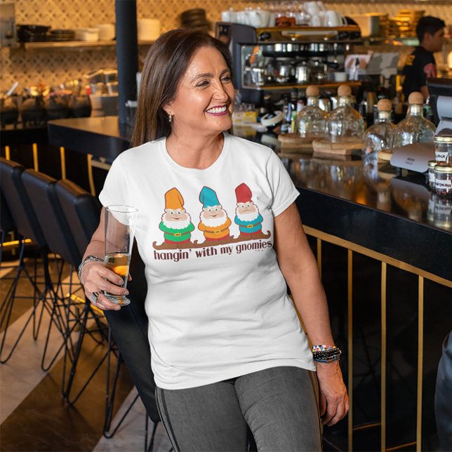 T-shirts Prendendo Com Meus Gnomos (Criador carregado)