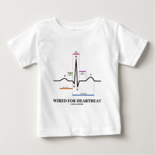 T-shirts Prendido para a pulsação do coração (ritmo da
