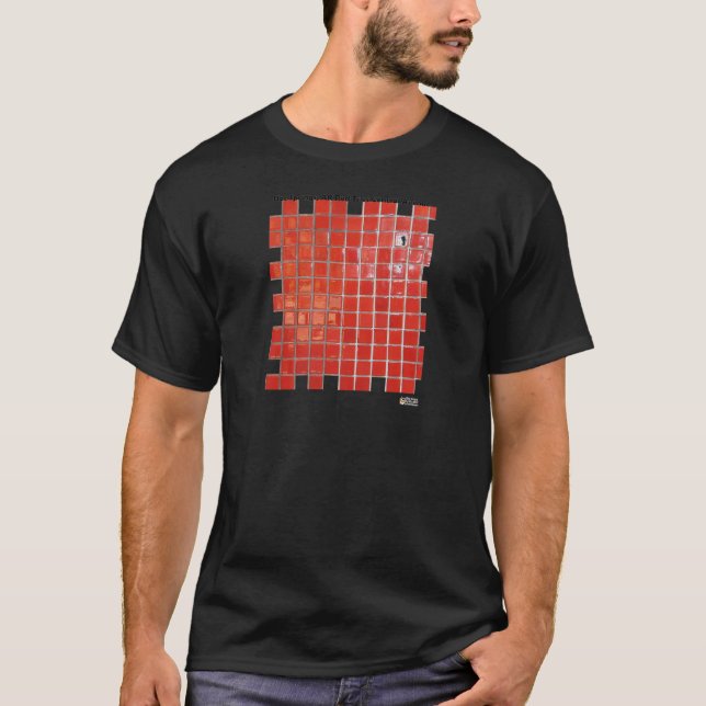 T-shirts Presas Quentes, AR Telhas Vermelhas Presentes Cent (Frente)