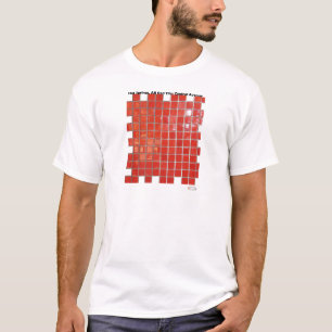 T-shirts Presas Quentes, AR Telhas Vermelhas Presentes Cent