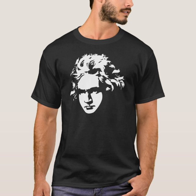 T-shirts Presente de Beethoven do compositor da música (Frente)